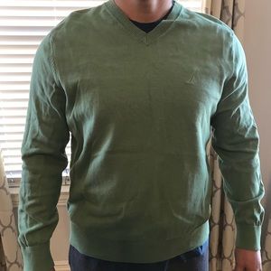 Nautica Men’s light green sweater SZ LG